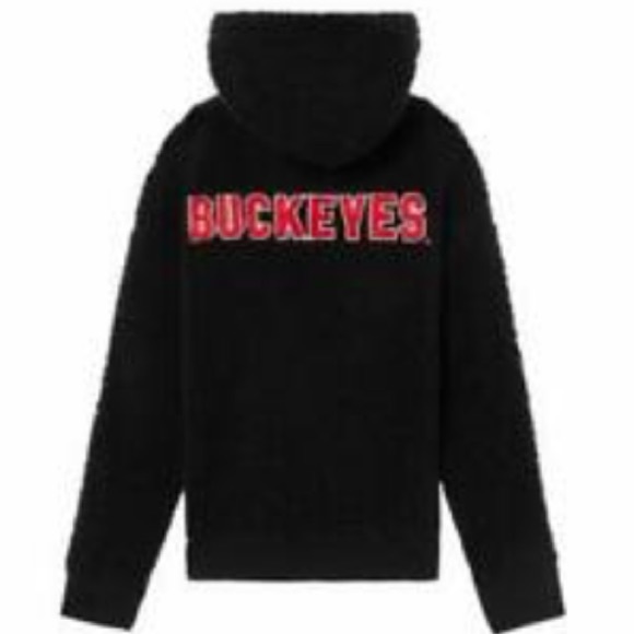 PINK Victoria's Secret Tops - PINK Buckeyes Sherpa